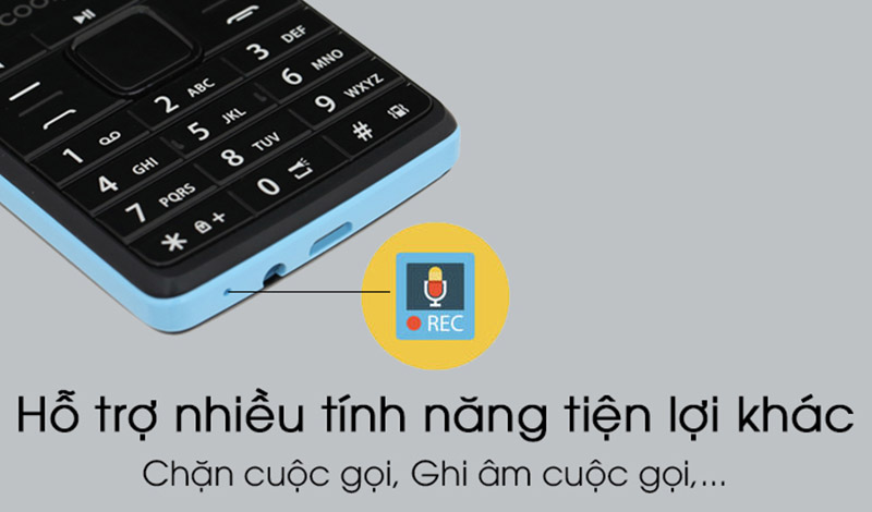 Coolpad F129 c&oacute; t&iacute;nh năng chặn cuộc gọi v&agrave; ghi &acirc;m cuộc gọi